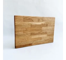 Dřevěné kuchyňské prkénko 42 × 30 × 3,5 cm masivní prkénko na krájení a servírování jídla z přírodního dřeva
