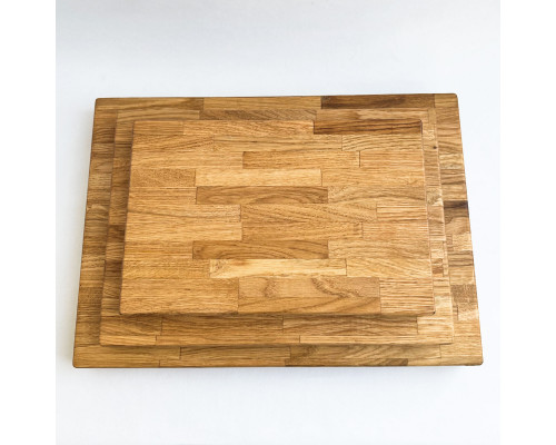 image_3 Kvalitní dubové prkénko na krájení 420x300x35 mm – přírodní dřevo pro každodenní použití