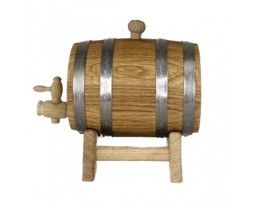 image_2 Dubový sud na víno 1 litr s vyřezávaným znakem České republiky – kvalitní ručně vyráběný sud z přírodního dubového dřeva