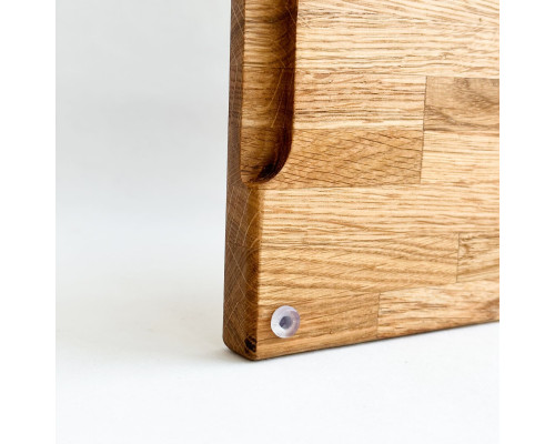 image_2 Kvalitní dubové prkénko na krájení 420x300x35 mm – přírodní dřevo pro každodenní použití