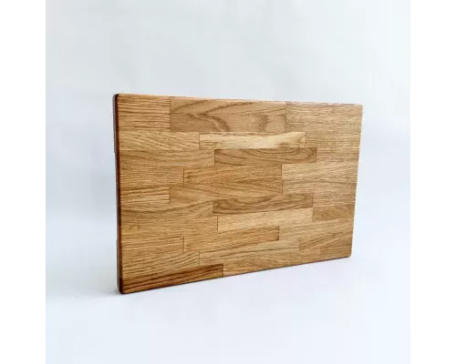 Dřevěné kuchyňské prkénko 42 × 30 × 3,5 cm masivní prkénko na krájení a servírování jídla z přírodního dřeva