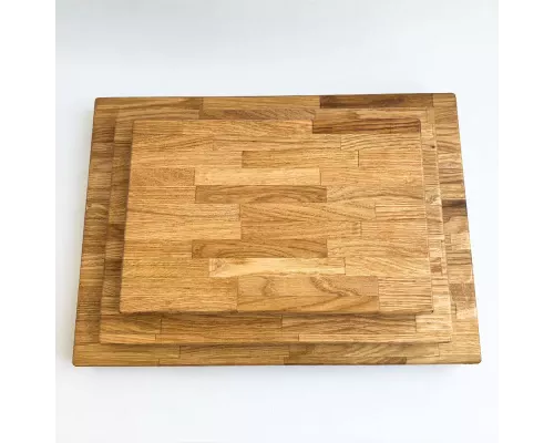 image_3 Dřevěné kuchyňské prkénko 42 × 30 × 3,5 cm masivní prkénko na krájení a servírování jídla z přírodního dřeva