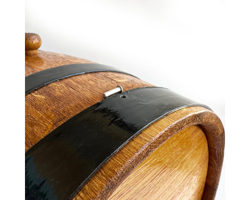 image_1 Dřevěný sud o objemu 15 litrů určený pro systém Bag-in-Box – elegantní řešení pro čepování vína nebo džusu