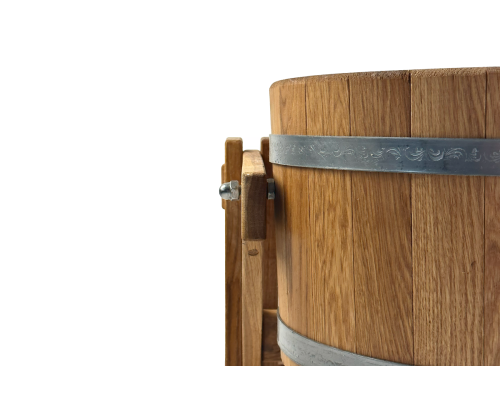 image_7 Dubové saunové vědro o objemu 10 litrů s obručí z nerezové oceli