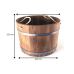 image_4 Ručně vyráběný dubový džber 23 litrů s lanovými uchy – dřevěné vědro do sauny a lázně