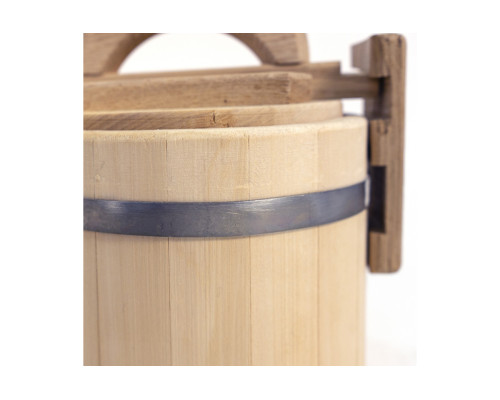 image_3 Lipový sud na med 1 L – přírodní nádoba pro uchovávání medu s tradičním designem
