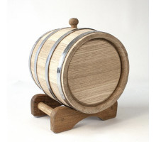 Kvalitní dubový sud na nápoje o objemu 5 litrů, bez kohoutku, vhodný na skladování a zrání vína nebo destilátů