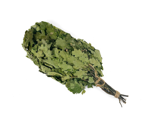 image_1 Saunová metlička z dubového listí – přírodní dubová větev pro saunu, relaxaci a aromaterapii