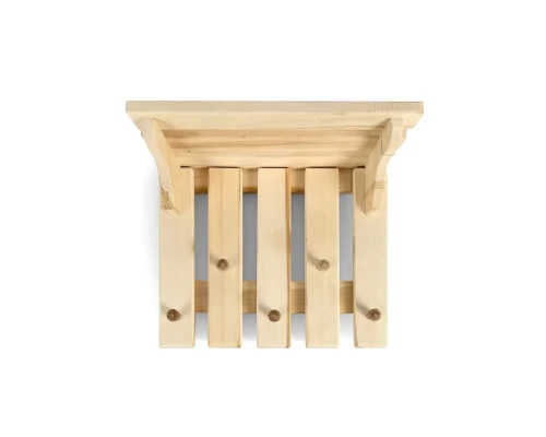 image_3 Dřevěný nástěnný věšák masivní přírodní věšák z dřeva na stěnu