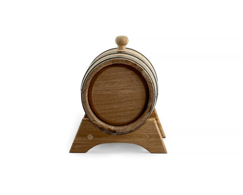 image_2 Malý dubový sud na víno 1 litr – přírodní dřevěný sud pro zrání a skladování vína