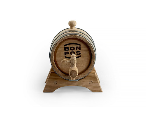 image_1 Malý dubový sud na víno 1 litr – přírodní dřevěný sud pro zrání a skladování vína