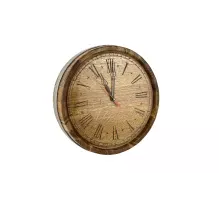 Oak clock, Roman dial, D330 mm