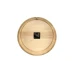 image_1 Dřevěné nástěnné hodiny 33 cm z lipového dřeva s nápisem Sauna jednoduchý přírodní design do interiéru domácnosti nebo relaxační zóny