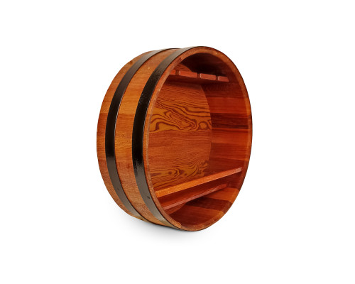 Nástěnný dubový bar průměr 600 mm – elegantní a praktický dřevěný bar z přírodního dubu vhodný pro domácí i komerční použití