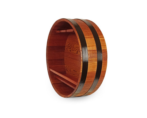 image_2 Nástěnný dubový bar průměr 600 mm – elegantní a praktický dřevěný bar z přírodního dubu vhodný pro domácí i komerční použití