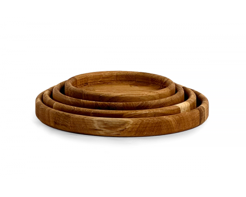 image_1 ada čtyř talířů z masivního dubového dřeva – přírodní dřevěné servírovací talíře ruční výroby