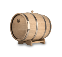 Oak barrel 30 L without tap, stand