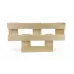 image_1 Dřevěný nástěnný věšák se 5 háčky