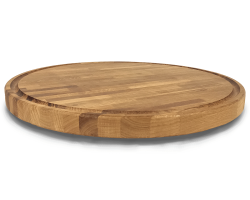 image_2 Steakové prkénko z dubového dřeva 450 mm – pevná a stylová kuchyňská krájecí deska na steaky a maso