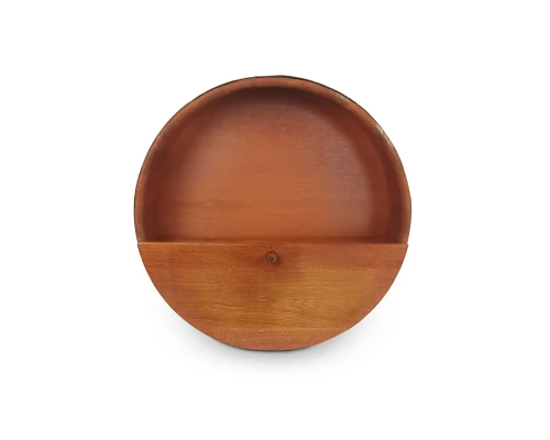 image_2 Dubový kulatý bar s dvířky 60 cm z dubového masivu