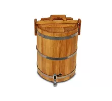 Oak barrel 30 liters with lid, strong firing