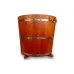 image_3 Acacia wooden planter 80 l - solid round planter for garden, terrace and balcony