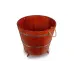 image_1 Acacia wooden planter 80 l - solid round planter for garden, terrace and balcony
