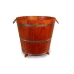 image_2 Acacia wooden planter 80 l - solid round planter for garden, terrace and balcony