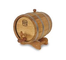 Oak barrel 10 L rack