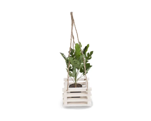 image_3 Dřevěný balkonový květináč 20 × 20 cm z masivního dřeva