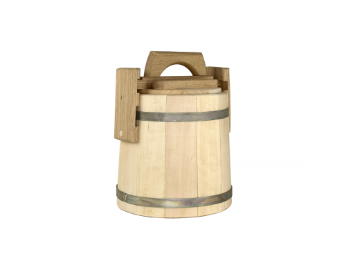 Lipový sud na med 3 litry – přírodní dřevěná nádoba pro uchování a servírování medu