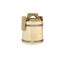 Lipový sud na med 3 litry – přírodní dřevěná nádoba pro uchování a servírování medu