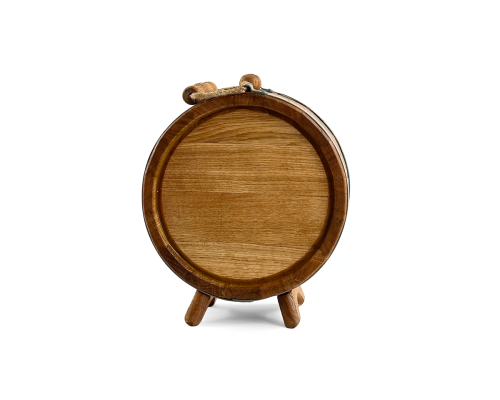 image_1 Stylový 3litrový soudek z dubu s kohoutkem, ideální na alkohol nebo likéry