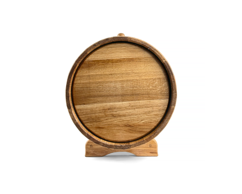 image_1 Dubový soudek placatkového tvaru, objem 4 litry – dárek pro muže