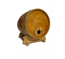 15 L barrel for bag-in-box with galvanized hoop