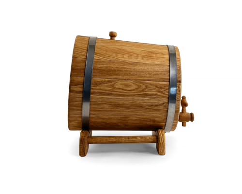 image_1 Dubový sud 15 L na stojanu pro skladování alkoholu