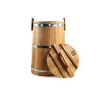 Dubová káď 50 L na ovoce a zeleninu – tradiční nádoba na solení a nakládání potravin z přírodního dubového dřeva