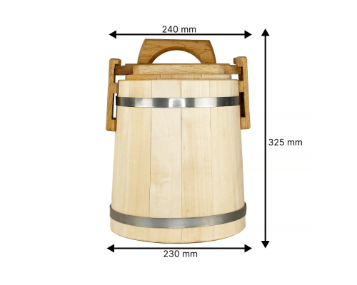 image_5 Lipový sud na med 5 litrů – přírodní dřevěná nádoba pro uchování a servírování medu