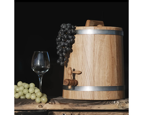 image_4 Dubový sud (džbán) 5 litrů – přírodní sud na víno, pálenku a likéry