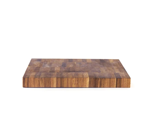 Dřevěné kuchyňské prkénko 42 × 30 × 4 cm masivní prkénko na krájení a servírování jídla z přírodního dřeva