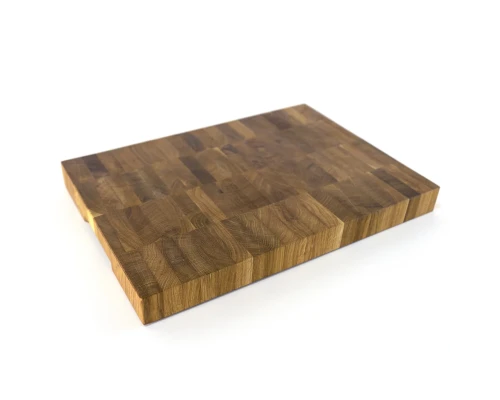 Dřevěné kuchyňské prkénko 50 × 35 × 4 cm masivní dřevěné prkénko na krájení a servírování jídla