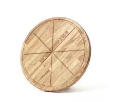 Dřevěný dubový talíř na pizzu 25 cm