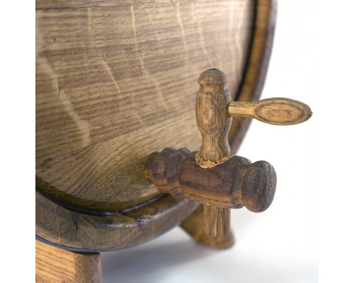 image_4 Stylový 3litrový soudek z dubu s kohoutkem, ideální na alkohol nebo likéry