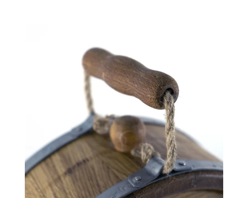 image_3 Dřevěný soudek na alkohol 4 l z masivního dřeva ručně vyráběný