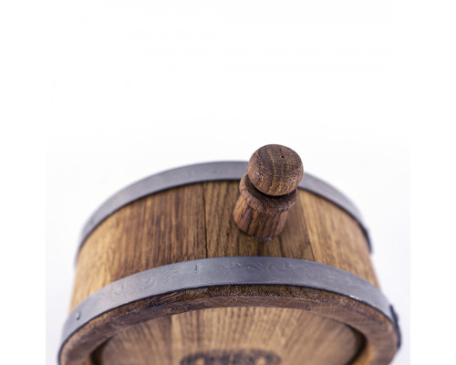 image_2 Dubový soudek-placatka 2 litry – dřevěná nádoba ideální pro skladování a zrání nápojů, vhodná pro domácí výrobu vína a destilátů