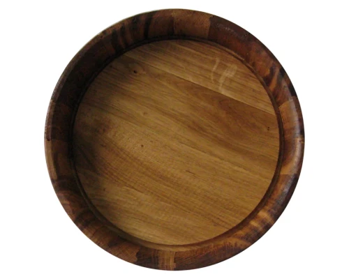 image_1 Dřevěný podnos 27 cm masivní přírodní podnos na servírování