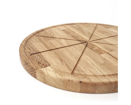 image_1 Dřevěný talíř na pizzu 30 cm masivní přírodní talíř na servírování pizzy