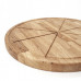 image_1 Dřevěný talíř na pizzu o průměru 340 mm vyrobený z masivního dubového dřeva, přírodní a odolný servírovací talíř pro domácí i restauraci