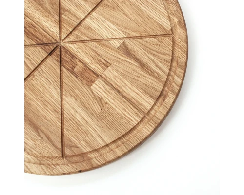 image_2 Dřevěný talíř na pizzu 30 cm masivní přírodní talíř na servírování pizzy