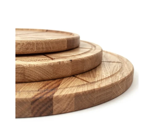 image_4 Dřevěný talíř na pizzu 30 cm masivní přírodní talíř na servírování pizzy